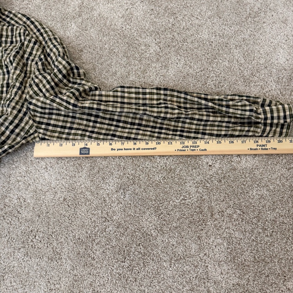 Orton Brothers Mid-Weight Flannel Shirt Mens Cotton Button Up Plaid Vermont XL - Picture 9 of 10